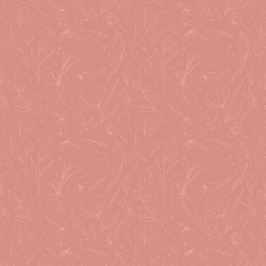 Loomwell Home Goods Pink / Sample 1 foot by 1 foot Amber Wallpaper by The Color Amber