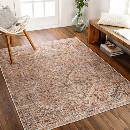 Barny Brown Washable Rug.