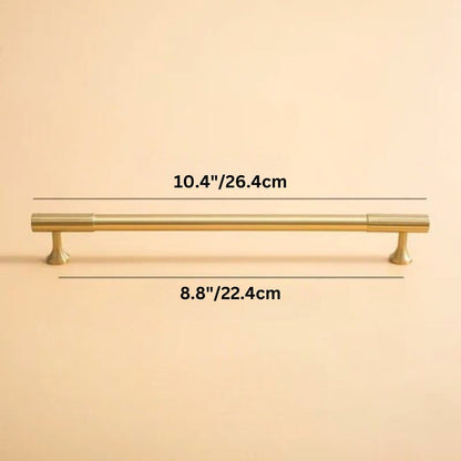 Residence Supply Hole To Hole: 8.8" / 22.4cm Aniq Brass Knob & Pull Bar