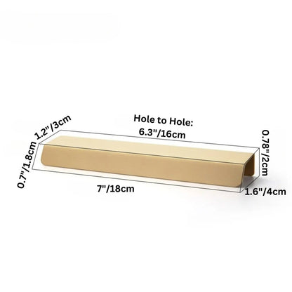 Residence Supply Hole to Hole: 6.3" / 16cm Anzah Pull Bar