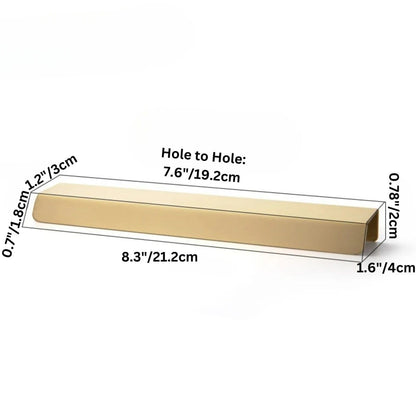 Residence Supply Hole to Hole: 7.6" / 19.2cm Anzah Pull Bar