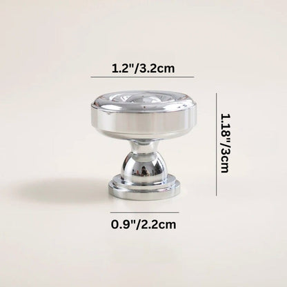 Residence Supply Knob: 1.2" x 1.18" / 3.2 x 3cm Anzu Knob & Pull Bar