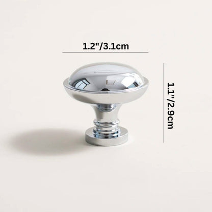 Residence Supply Knob: 1.2" x 1.1" / 3.1 x 2.9cm Anzu Knob & Pull Bar