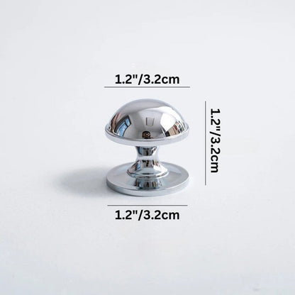 Residence Supply Knob: 1.2" x 1.2" / 3.2 x 3.2cm Anzu Knob & Pull Bar