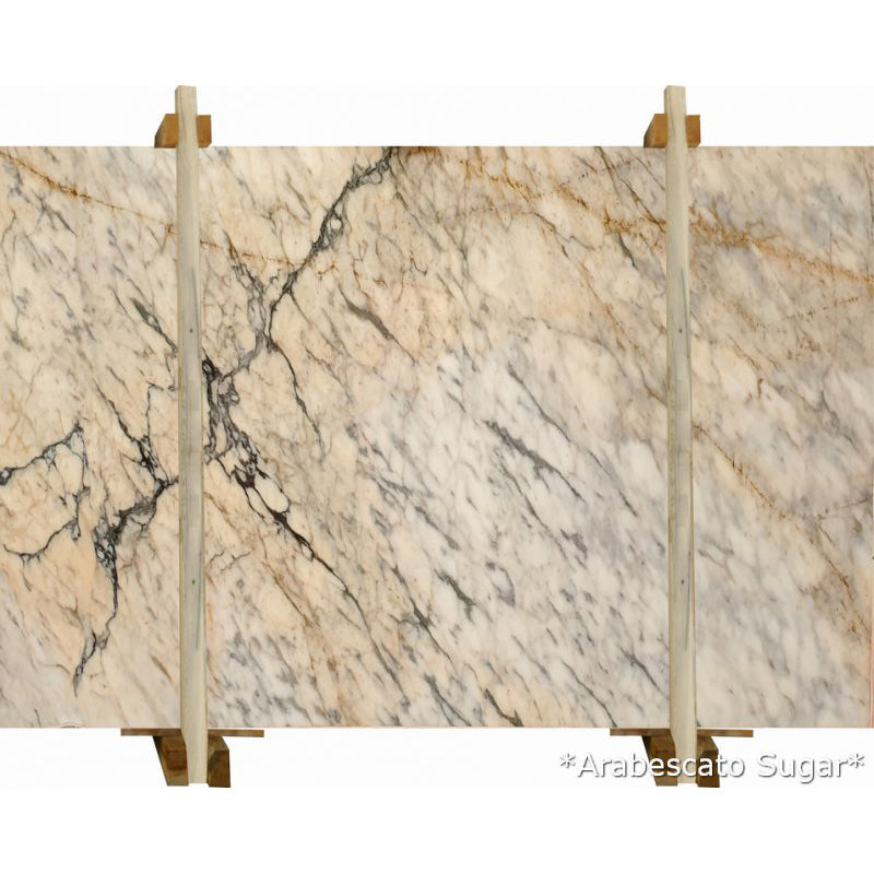 Arabescato Sugar White Bookmatching Marble Slabs Polished - Livfloors Collection