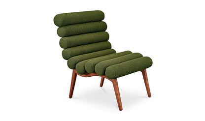 Moe's Dark Green ARLO ACCENT CHAIR PERFORMANCE FABRIC