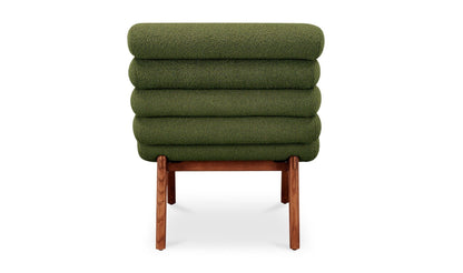 Moe's Dark Green ARLO ACCENT CHAIR PERFORMANCE FABRIC