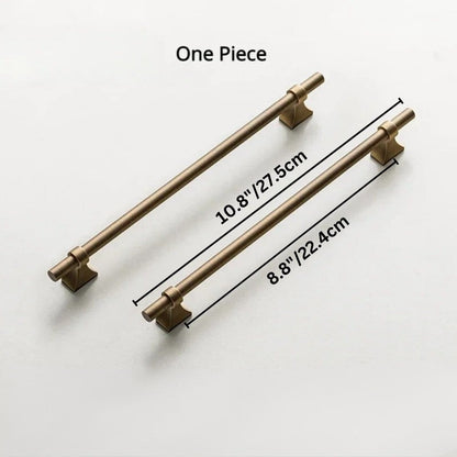 Residence Supply Hole To Hole: 6.3" / 16cm Atiq Brass Knob & Pull Bar