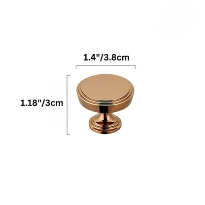 Residence Supply Knob: 1.4" x 1.18" / 3.8 x 3cm / A Ayas Knob & Pull Bar