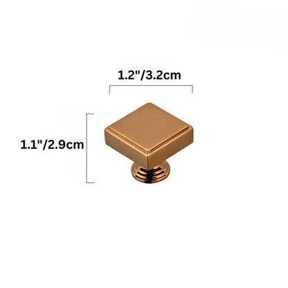 Residence Supply Knob: 1.2" x 1.1" / 3.2 x 2.9cm / B Ayas Knob & Pull Bar