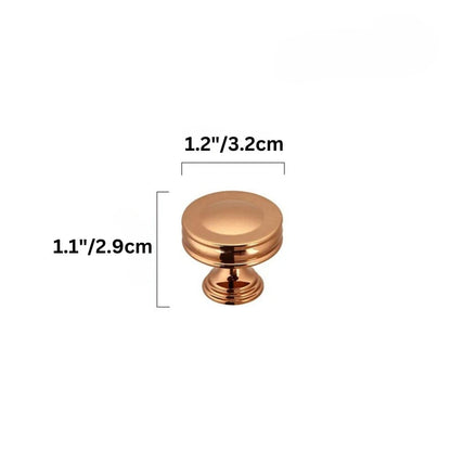 Residence Supply Knob: 1.2" x 1.1" / 3.2 x 2.9cm / C Ayas Knob & Pull Bar