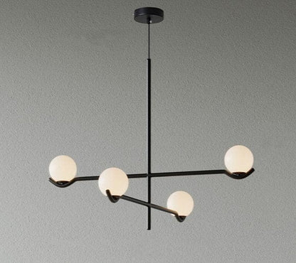 Residence Supply Black - 4 Heads - 23.6" x 24.4" / 60cm x 62cm - 24W / Neutral White Light Baer Pendant Light