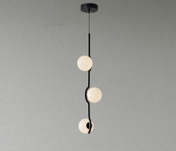 Residence Supply Black - 3 Heads - 3.9" x 20.5" / 10cm x 52cm - 18W / Neutral White Light Baer Pendant Light