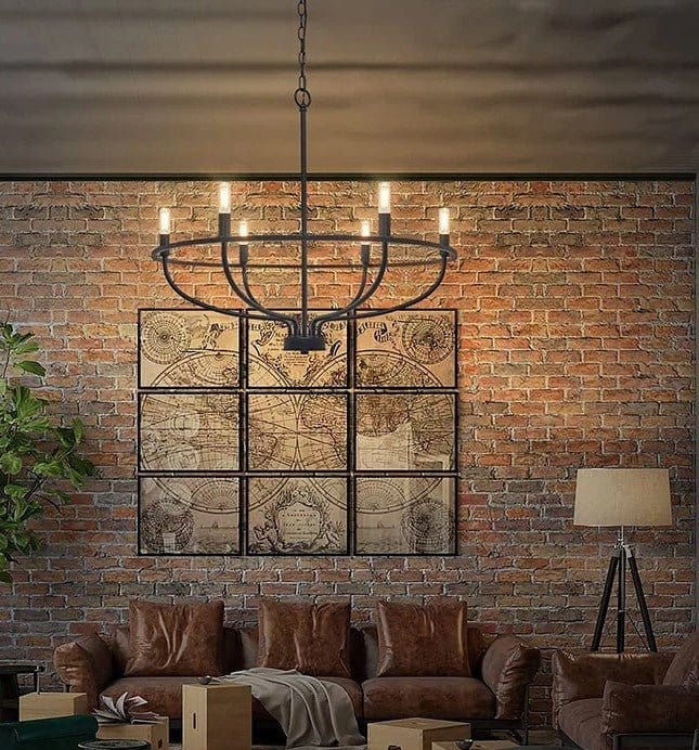 Residence Supply Basit Metal Chandelier