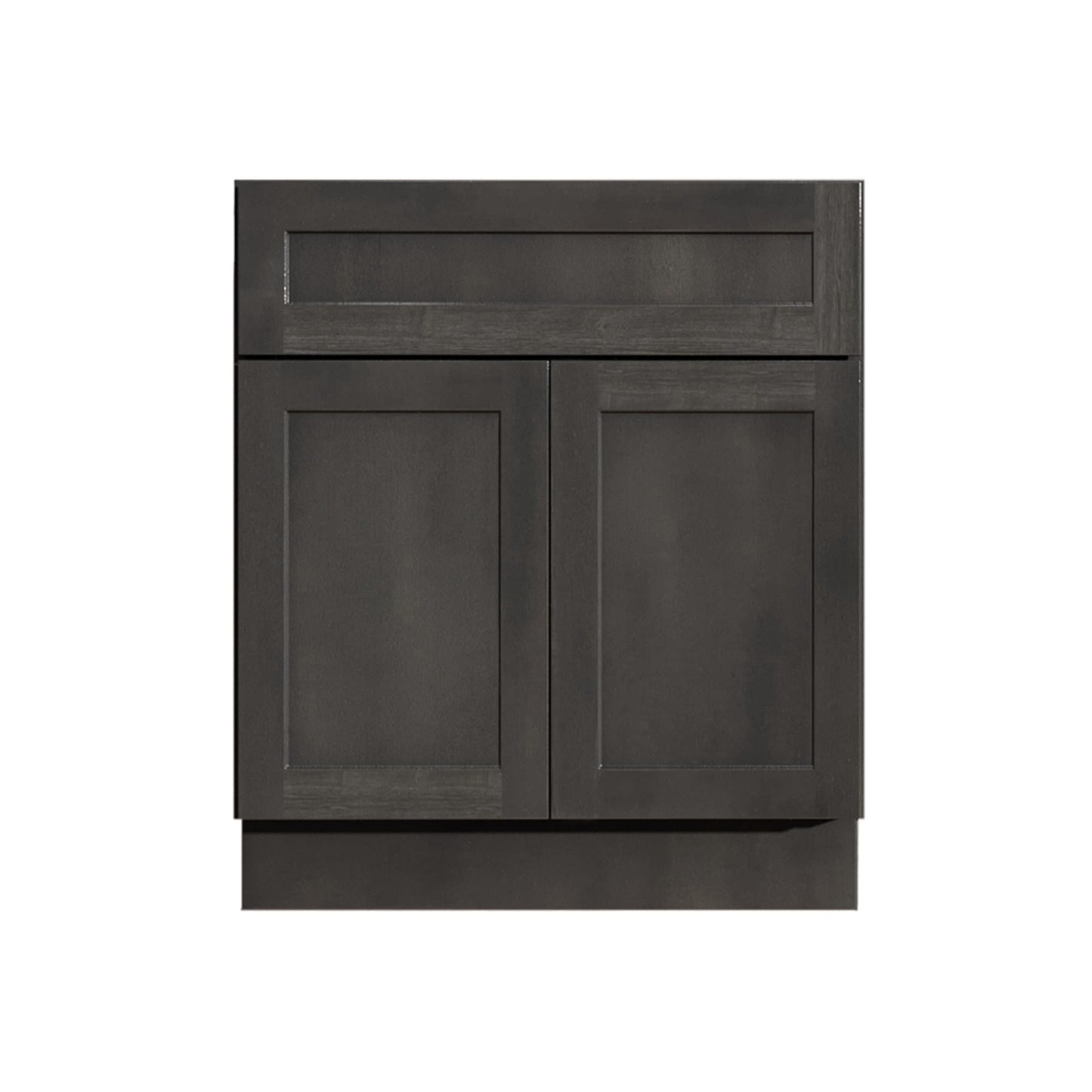 Riley & Higgs Bathroom Vanity 24 Inch Gray Stained Shaker Single Sink Bathroom Vanity