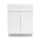 Riley & Higgs Bathroom Vanity 24 Inch White Shaker Single Sink Bathroom Vanity