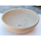 Beige Travertine Natural Stone Above Vanity Vessel Sink Honed and Filled (D)16" (H)6"