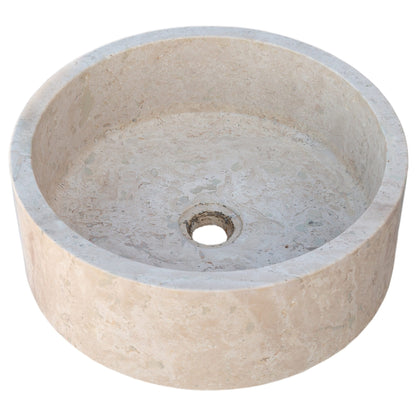 TCSC | Natural Stone Beige Travertine Above Vanity Bathroom Sink Honed (D)16" (H)6" (Copy)