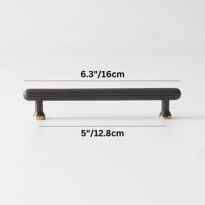 Residence Supply Hole to Hole: 5" / 12.8cm / Dark Bronze Berdo Knob & Pull Bar