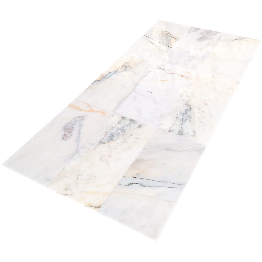 TCSC | Bianco Ibiza White Marble Floor and Wall Tile - Livfloors Collection