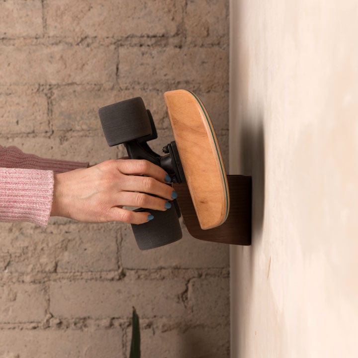 Skateboard wall rack