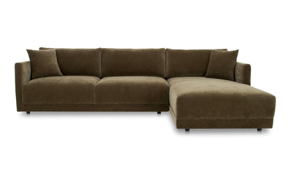 Moe's HERITAGE GREEN BRYN SECTIONAL RIGHT