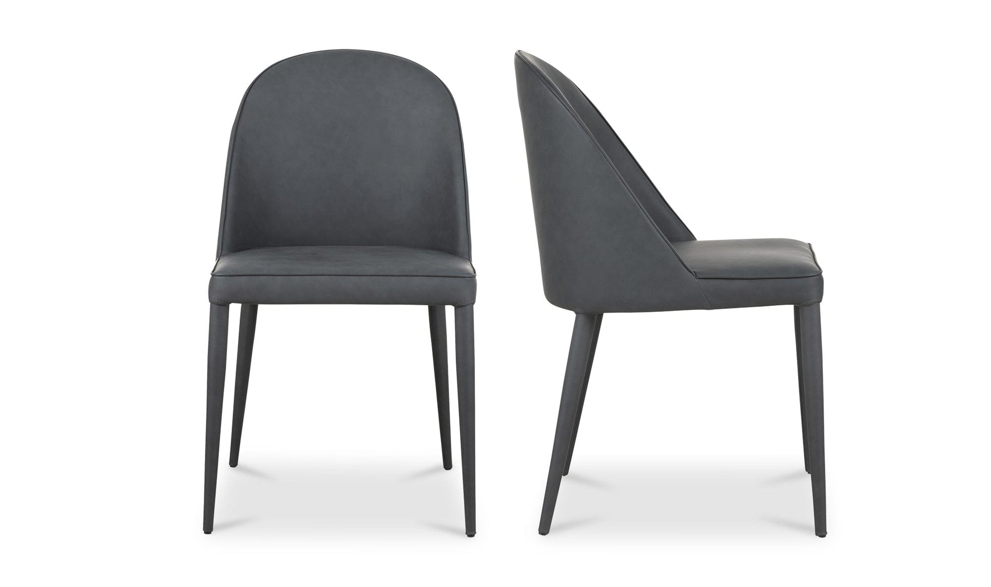 Moe's BURTON DINING CHAIR- SET OF TWO-Black Fade