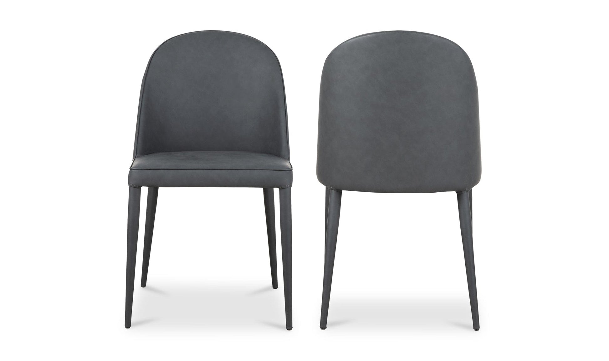 Moe's BURTON DINING CHAIR- SET OF TWO-Black Fade