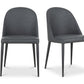 Moe's BURTON DINING CHAIR- SET OF TWO-Black Fade