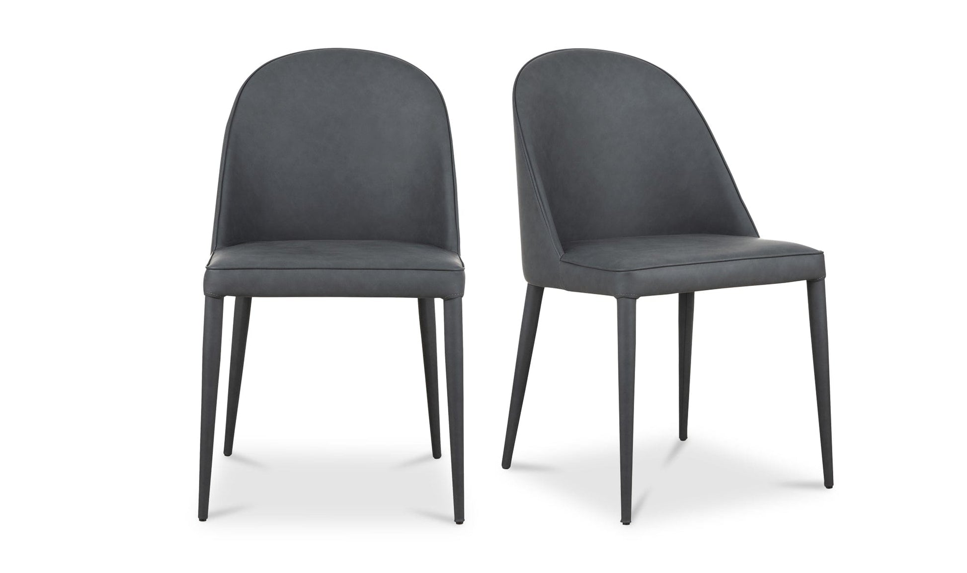 Moe's BURTON DINING CHAIR- SET OF TWO-Black Fade