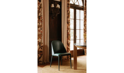 Moe's BURTON DINING CHAIR- SET OF TWO-Dark Teal