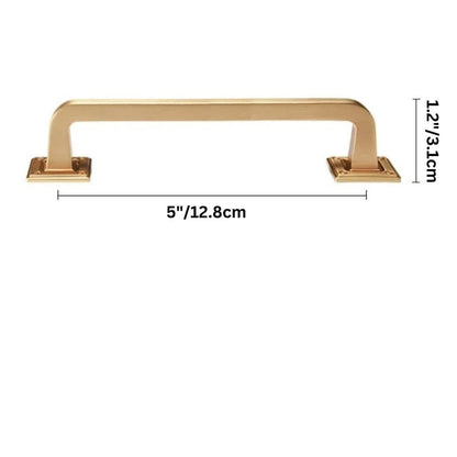 Residence Supply Hole to Hole: 5" / 12.8cm / Light Cadmea Knob & Pull Bar