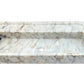 TCSC | Calacatta Viola Gold Marble Wall-mount Bathroom Sink Horizontal Fluted (W)16" (W)36" (H)5"