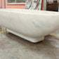 TCSC | Bianco Carrara White Marble Bathtub Hand-carved from Solid Marble Block (W)30" (L)70" (H)20"