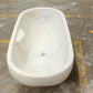 TCSC | Bianco Carrara White Marble Bathtub Hand-carved from Solid Marble Block (W)30" (L)70" (H)20"