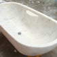 TCSC | Bianco Carrara White Marble Bathtub Hand-carved from Solid Marble Block (W)30" (L)70" (H)20"