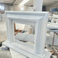 Carrara White Marble Hand-carved Fireplace Mantel Polished (W)14" (L)67" (H)69"