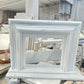 Carrara White Marble Hand-carved Fireplace Mantel Polished (W)14" (L)67" (H)69"