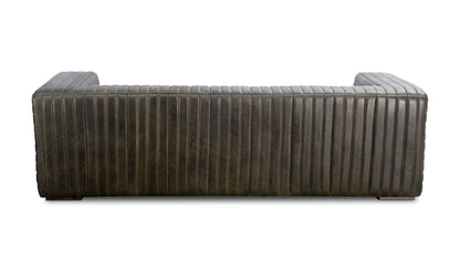 Moe's CASTLE SOFA Organic Bookshelf Slab with Glass Shelves