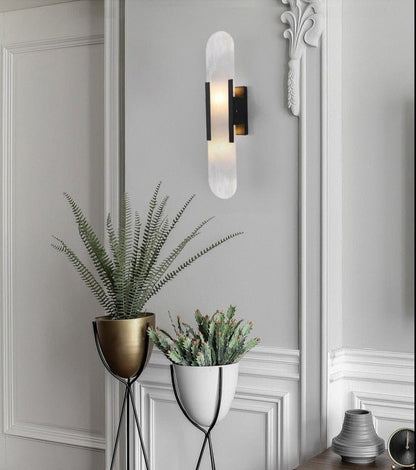 Residence Supply Black / 3.9" x 13.8" / 10cm x 35cm Cecelia Wall Lamp