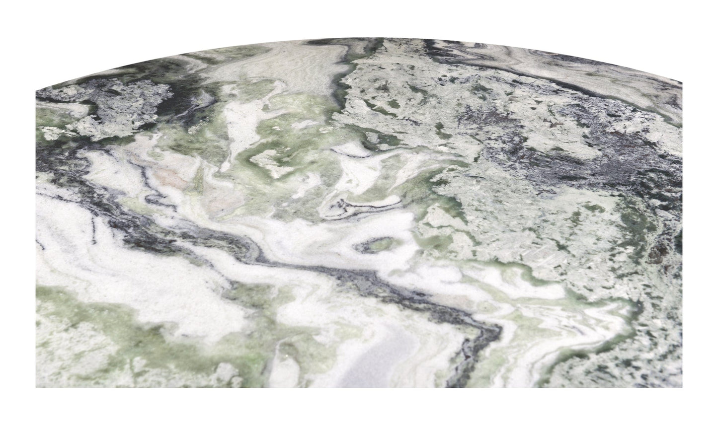 Moe's CELIA ROUND DINING TABLE GREEN ONYX MARBLE