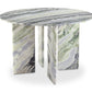 Moe's CELIA ROUND DINING TABLE GREEN ONYX MARBLE