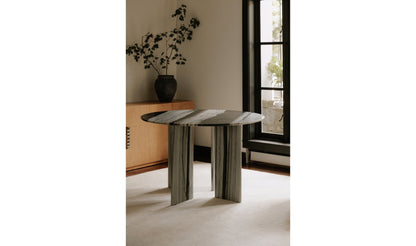 Moe's CELIA ROUND DINING TABLE PANDA MARBLE