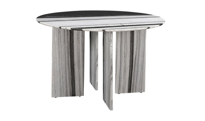 Moe's CELIA ROUND DINING TABLE PANDA MARBLE