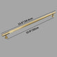 Residence Supply Hole to Hole: 12.6" / 32cm / Brass Cepo Knob & Pull Bar