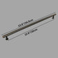 Residence Supply Hole to Hole: 12.6" / 32cm / Bronze Cepo Knob & Pull Bar