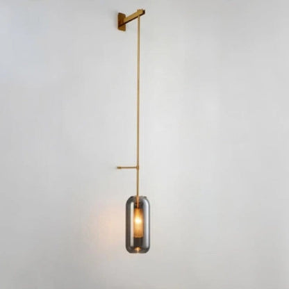 Residence Supply 5.1"x47.2" / 13x120cm / 60W / Warm White 3000K / Gold Grey Cera Wall Light