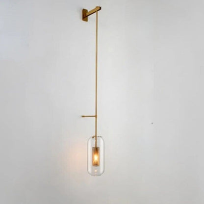 Residence Supply 5.1"x47.2" / 13x120cm / 60W / Warm White 3000K / Gold Clear Cera Wall Light