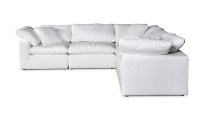 Moe's WHITE CLAY CLASSIC L MODULAR SECTIONAL