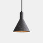 Residence Supply Black / Warm Light (3000K) / 8.2" x 7.0" / 21cm x 15cm Cono Pendant Light